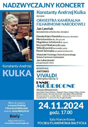 Nadzwyczajny Koncert "Antonio VIVALDI-Ennio MORRICONE"