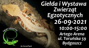 Świat Egzotyki - Bydgoskie Targi Terrarystyczne i Botaniczne | Giełda i Wystawa Zwierząt Egzotycznych 26-09-2021r. 