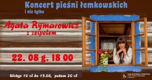 Agata Rymarowicz z zespołem – koncert pieśni łemkowskich i nie tylko