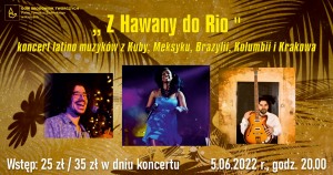„Z Hawany do Rio” – koncert latino