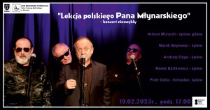 "Lekcja polskiego Pana Młynarskiego"- koncert niezwykły