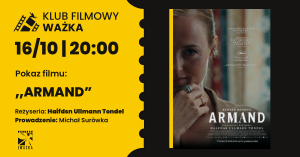 ARMAND (napisy) | w ramach KLUBU FILMOWEGO WAŻKA