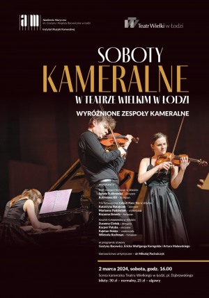 SOBOTY KAMERALNE - Koncert Akademii Muzycznej - Wyróżnione zespoły kameralne