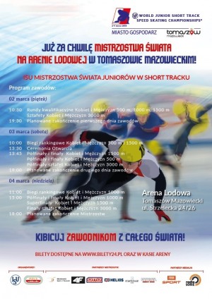 04.03 - Mistrzostwa Świata Juniorów w Short Tracku 