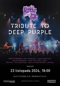 Bilety na wydarzenie - MADE IN WARSAW TRIBUTE TO DEEP PURPLE , Pleszew