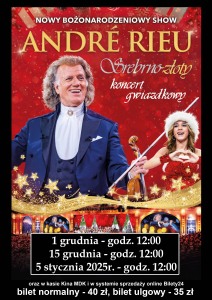 Bilety na wydarzenie - André Rieu. Srebrno-złoty koncert gwiazdkowy, Wągrowiec