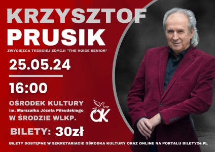 Bilety na wydarzenie - Koncert Krzysztofa Prusika, Środa Wielkopolska 