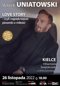 Bilety na wydarzenie - Sławek Uniatowski Love Story - czyli najpiękniejsze piosenki o miłości, Kielce