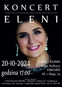 Bilety na wydarzenie - Koncert Eleni z Zespołem, Konin