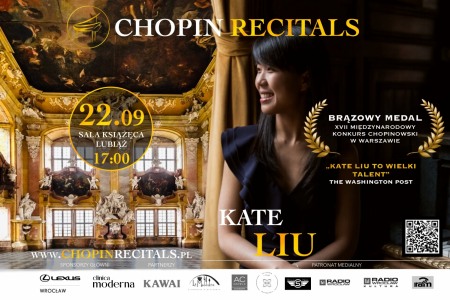 Bilety na wydarzenie - KATE LIU - CHOPIN RECITALS, Lubiąż