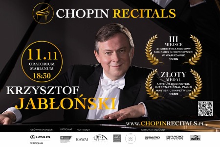 Bilety na wydarzenie - KRZYSZTOF JABŁOŃSKI - CHOPIN RECITALS, Wrocław