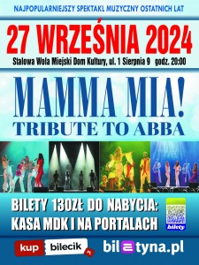 Bilety na wydarzenie - Mamma Mia! Tribute To ABBA, Stalowa Wola