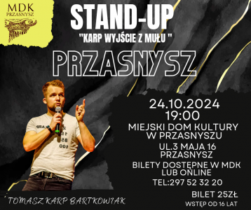 Bilety na wydarzenie - STAND-UP "Karp wyjście z mułu", Przasnysz