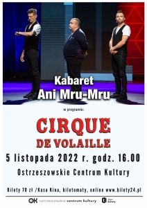 Bilety na wydarzenie - Kabaret ANI MRU MRU , Ostrzeszów