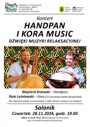 HANDPAN & KORA MUSIC- MAGICZNE DŹWIĘKI MUZYKI