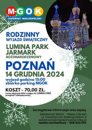 RODZINNY WYJAZD ŚWIĄTECZNY DO POZNANIA