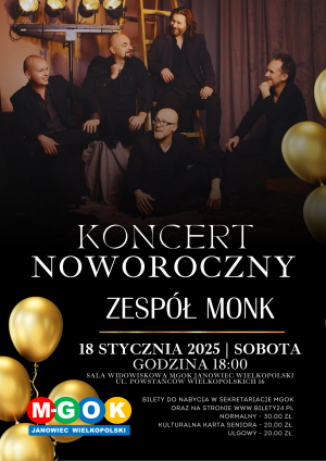 KONCERT NOWOROCZNY | ZESPÓŁ MONK