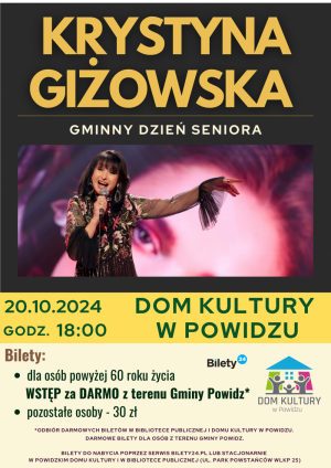 Krystyna Giżowska - Gminny Dzień Seniora